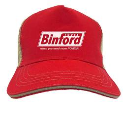 Binford Tools – TV-Parodie lustiger Twill-Hut aus weichem Netzstoff - Rot - Einheitsgröße von Tcombo