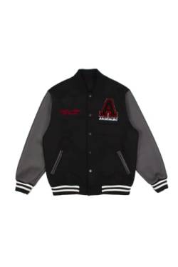 Tealer Unisex Akatsuki Jacke Varsity, Schwarz, X-Small von Tealer