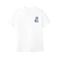 Tealer Unisex Blumen Ss23 T-Shirt, weiß, M von Tealer