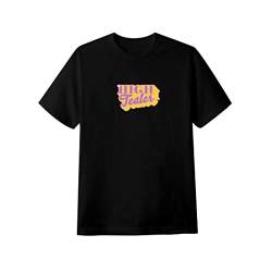 Tealer Unisex High T-Shirt, Schwarz, L von Tealer