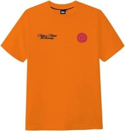 Tealer Unisex Naruto Uzumaki T-Shirt, Orange, S von Tealer