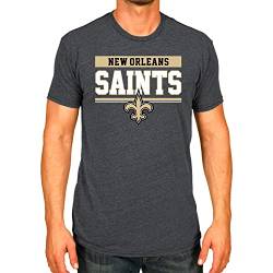 NFL Kurzarm-T-Shirt, anthrazit, Erwachsenen-Sport-T-Shirt, Team-Ausrüstung für Damen und Herren von Team Fan Apparel