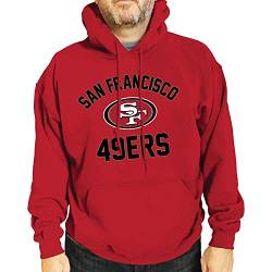 Team Fan Apparel NFL Gameday Kapuzen-Sweatshirt für Erwachsene, Poly-Fleece-Baumwoll-Mischgewebe, bleiben Sie warm und repräsentieren Sie Ihr Team mit Stil (Kansas City Chiefs - Rot, Erwachsene Small) von Team Fan Apparel