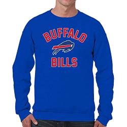 Team Fan Apparel NFL Gameday Sweatshirt für Erwachsene, Rundhalsausschnitt, leicht, Tagless Pullover Pro Fußball-Sweatshirt von Team Fan Apparel