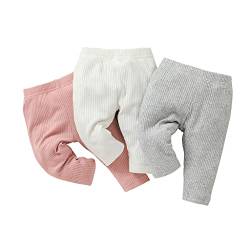Tearfuty Baby Mädchen Leggings Brief drucken Baumwolle Hosen Casual Pants (Pack of 3) von Tearfuty