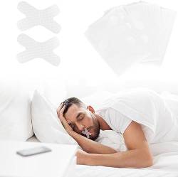 Mouth Tape For Sleeping - 120 Stück X-Shape Mundpflaster | Anti Schnarch Pflaster | Schnarchpflaster Sleep Tape | Für Männer Frauen, Stoppen Schnarchen Lösungsgerät | Verbesserter Nachtschlaf von Tebinzi