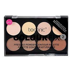 Technic Colour Fix 2 gepresste Puder-Kontur-Palette, 3,5 g, 8 Stück von Technic