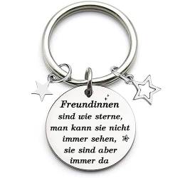 Freundschafts Geschenke für Mädchen/Frauen – Good Friends Are Like Stars Freundschafts Schlüsselanhänger, Geschenk für Beste Freundin, Frauen, Teenager, Geburtstags Geschenke Schmuck von Tecreo