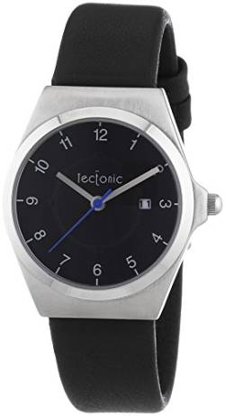 Tectonic Damen-Armbanduhr Analog Quarz Leder 41-1103-44 von Tectonic