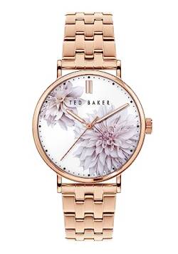 Ted Baker Damen Analog Quarz Uhr mit Edelstahl Armband BKPPHS1209I von Ted Baker