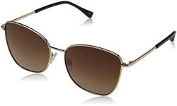 Ted Baker Damen Ariel Sonnenbrille, Gold (Rose Gold/Brown), 59.0 von Ted Baker