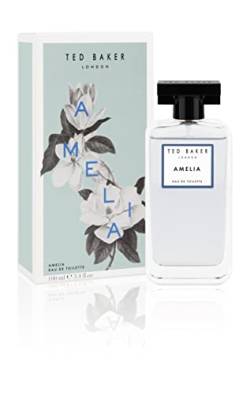 Ted Baker Floret Amelia EDT, Rhabarber- und Magnolien-Top-Noten mit Tonka- und Ahorn-Basisnoten, Glasflasche, Amelia Duft, 100ml von Ted Baker