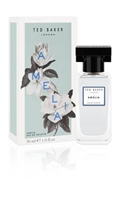 Ted Baker Floret Amelia EDT, Rhabarber- und Magnolien-Top-Noten mit Tonka- und Ahorn-Basisnoten, Glasflasche, Amelia Duft, 30ml von Ted Baker