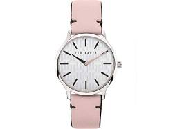 Ted Baker | Frauen | Mohn | rosa Lederband | silbernes Zifferblatt | BKPPOF903 von Ted Baker