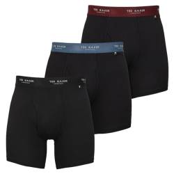 Ted Baker Herren-Boxershorts Dreierpack - Schwarz/Schwarz/Schwarz - L von Ted Baker