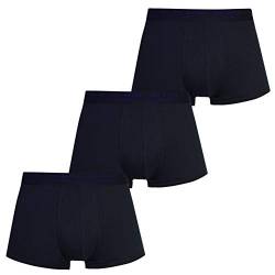 Ted Baker Herren London, 3 Pack Cotton Stretch Trunk Badehose, Navy Blau, Medium von Ted Baker