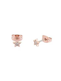 Ted Baker Sidneyy Kleine Ohrstecker, Nano Stern-Ohrringe (Rosegold gefärbt/klare Kristalle) von Ted Baker