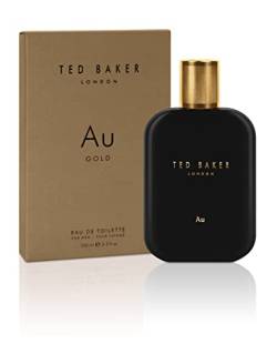 Ted Baker Tonics Au Gold EDT, Warm and Woody Aftersahve, With Notes Infused of Bergamont and Clove, Hearty Floral Notes, 100ml von Ted Baker