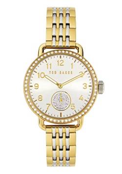 Ted Baker Women's Quartz Stainless Steel Strap, Gold, 14 Casual Watch (Model: BKPHHF1069I) von Ted Baker