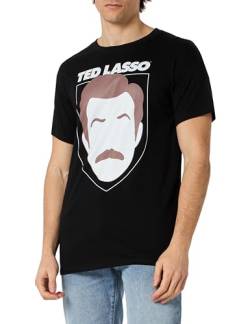 Ted Lasso « Poster » METEDLASTS012 T-Shirt Herren, Schwarz, Größe L von Ted Lasso