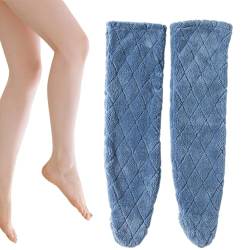 Winter rutschfeste dicke Fuzzy-Socken,Verlängerte und verdickte flauschige Strümpfe | Weiche und bequeme Slipper-Socken, Geschenk für Freundin und Mutter Tedious von Tedious