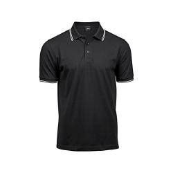 Herren Luxury Stripe Stretch Polo von Tee Jays