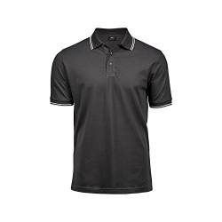 Herren Luxury Stripe Stretch Polo von Tee Jays