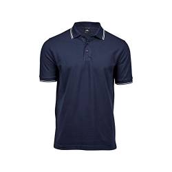 Herren Luxury Stripe Stretch Polo von Tee Jays