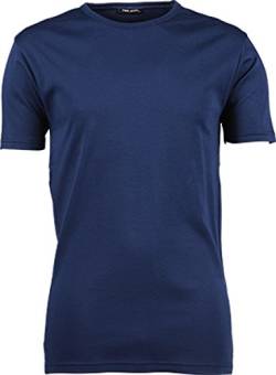 TJ520 Mens Interlock Bodyfit T-Shirt, Farbe:Indigo;Größen:S S,Indigo von Tee Jays