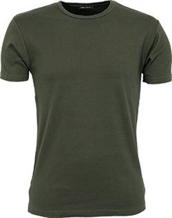TJ520 Mens Interlock Bodyfit T-Shirt, Farbe:Olive;Größen:3XL von Tee Jays