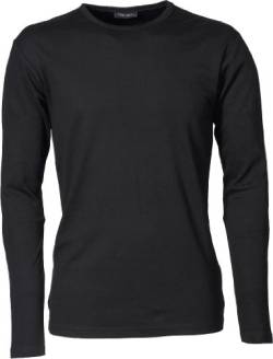 TJ530 Herren Longsleeve Interlock T-Shirt Langarm, Farbe:black;Herrengrößen:XL XL,Black von Tee Jays