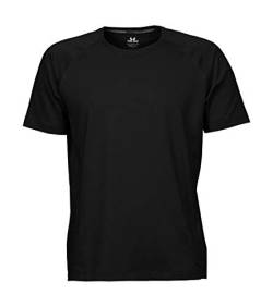 Tee Jays Cool-Dry Sport T-Shirt 7020, Größe:M;Farbe:Black von Tee Jays