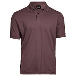 Tee Jays Herren Luxury Stretch Polo-Shirt, Kurzarm (M) (Traube) von Tee Jays