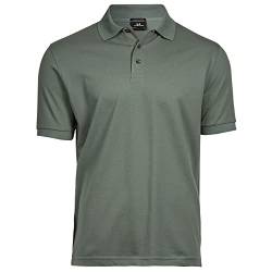 Tee Jays Herren Luxury Stretch Polo-Shirt, Kurzarm (XL) (Blattgrün) von Tee Jays