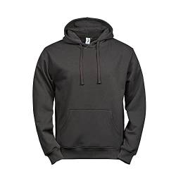 Tee Jays Herren Power Hoodie, Dunkelgrau, M von Tee Jays