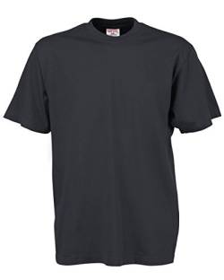 Tee Jays Herren Sof-Tee T-Shirt, Kurzarm, Rundhalsausschnitt (2XL) (Dunkelgrau) von Tee Jays