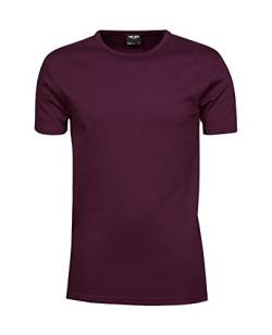 Tee Jays TJ520 Mens Interlock Bodyfit T-Shirt Shirt Herren , Farbe:WINE;Größen:L L,Wine von Tee Jays