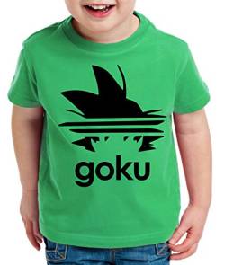 Adi Goku Kinder T-Shirt Son Dragon Master Ball Vegeta Turtle Roshi Db, Kinder T-Shirt Größe:122-128 (7-8 Jahre), Kinder Farben:Grün von Tee Kiki