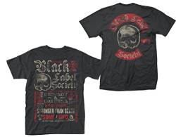 Black Label Society Stronger Than Death Rock offiziell Männer T-Shirt Herren (Medium) von Tee Shack