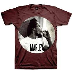 Bob Marley Smoking Reggae offiziell Männer T-Shirt Herren (XX-Large) von Tee Shack