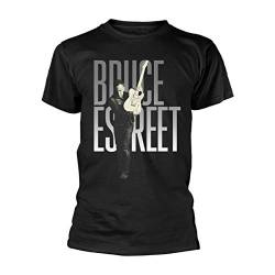 Bruce Springsteen E Street Band Telecaster Pose offiziell Männer T-Shirt Herren (Large) von Tee Shack