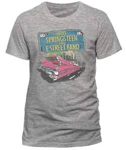 Bruce Springsteen Pink Cadillac E Street Band offiziell Männer T-Shirt Herren (Medium) von Tee Shack