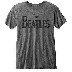 Grey The Beatles Paul McCartney John Lennon offiziell Männer T-Shirt Herren (Large) von Tee Shack