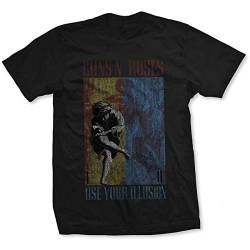 Guns n Roses Use Your Illusion Slash Axl Rose offiziell Männer T-Shirt Herren (XX-Large) von Tee Shack