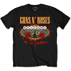 Guns n Roses Welcome to The Jungle Axl Rose offiziell Männer T-Shirt Herren (Medium) von Tee Shack