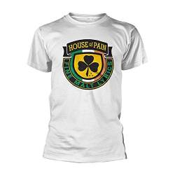 House of Pain Fine Malt Lyrics (White) offiziell Männer T-Shirt Herren (X-Large) von Tee Shack