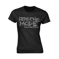 Ladies Depeche Mode People Are People offiziell Frauen T-Shirt Damen (X-Large) Schwarz von Tee Shack