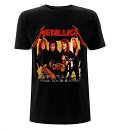 Metallica Garage Days James Hetfield offiziell Männer T-Shirt Herren (X-Large) von Tee Shack