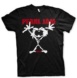 Pearl Jam Ten Logo Eddie Vedder Rock offiziell Männer T-Shirt Herren (XX-Large) von Tee Shack