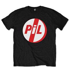 Pil Logo John Lydon Punk Rock offiziell Männer T-Shirt Herren (Large) von Tee Shack